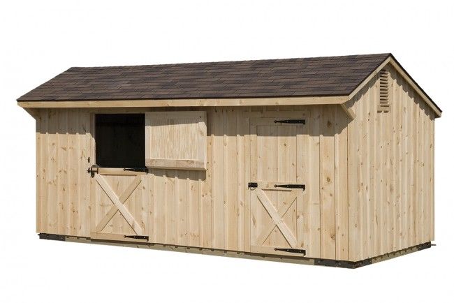 10x20 Shed Row Horse Barn Ontario